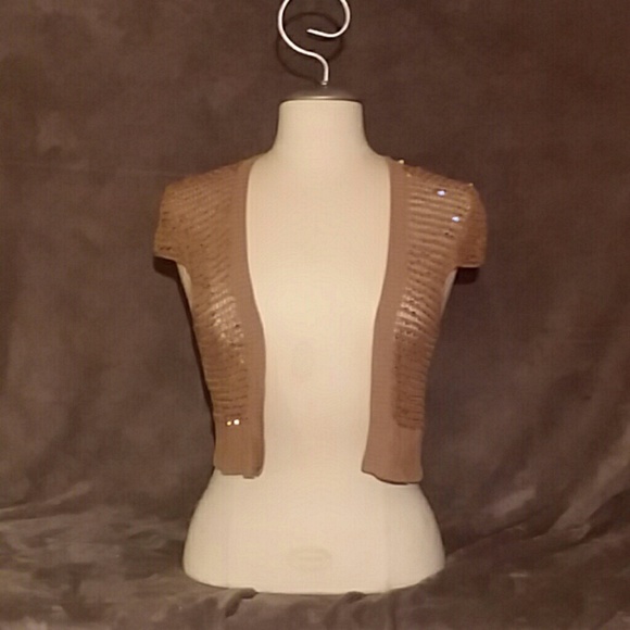 BCBG Maxazaria Sequin Shrug - Picture 1 of 3